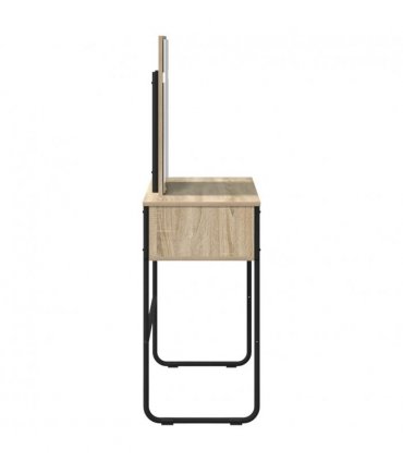 vidaXL Dressing Table Sonoma Oak 81 x 40 x 131 cm Engineered Wood