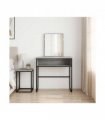 vidaXL Dressing Table Grey Sonoma 81 x 40 x 131 cm Engineered Wood