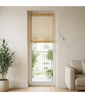 vidaXL Roller Blind Natural 40 x 220 cm Bamboo