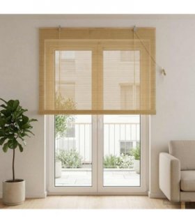 vidaXL Roller Blind Natural 150 x 220 cm Bamboo