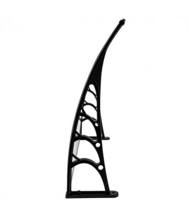 [Same Code：87203302]HT-100 x 80 Household Application Door & Window Rain Cover Eaves Canopy White & Black Bracket