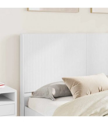 vidaXL Bed Frame with Storage and Headboard White 150 x 200 cm — V0672245659