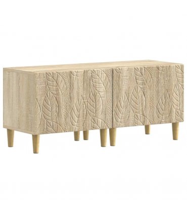 vidaXL 5 Piece LED TV Cabinet Sonoma Oak Engineered Wood — V0672245795