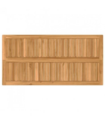 vidaXL Outdoor Bar Set 5 pcs Natural Solid Teak Wood — Model: 4-Seater with backrest