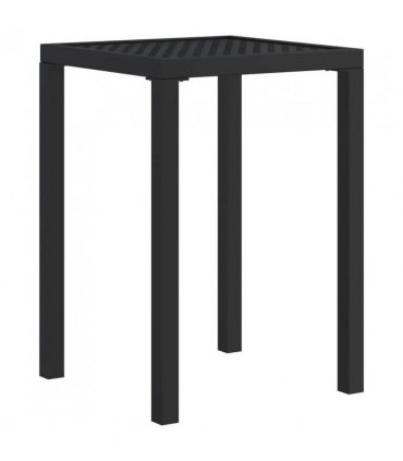 vidaXL Outdoor Furniture Set 3 pcs Anthracite Steel — Size: 50 x 50 x 72 cm