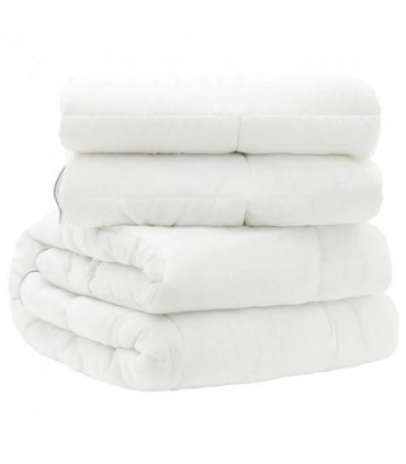 vidaXL Duvet 155x200 cm 4 Seasons 200+300 GSM Australian Wool White — Size: 155 x 200 cm