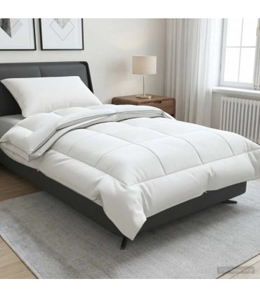 vidaXL Duvet 152x203 cm 4 Seasons 200+300 GSM Australian Wool White — Size: 152 x 203 cm