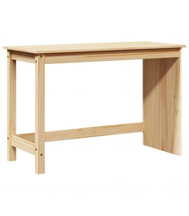 vidaXL Desk Cabinet Set 2 pcs Brown Solid Pine Wood