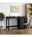 vidaXL Desk Cabinet Set 2 pcs Grey Solid Pine Wood — V0672246721