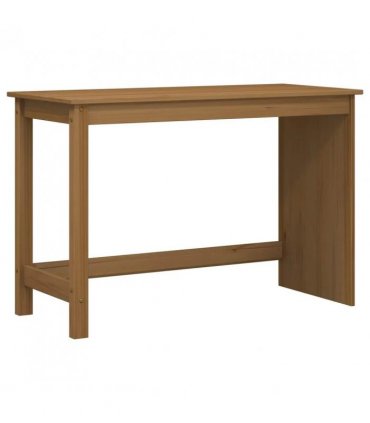 vidaXL Desk Cabinet Set 2 pcs Honey Brown Solid Pine Wood — V0672246722