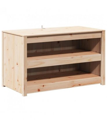 vidaXL Outdoor Kitchen Cabinet MEPPEL 2 pcs Natural Douglas