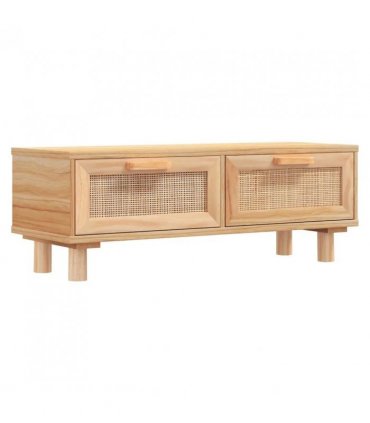 vidaXL Coffee Table Brown 80x40x30 cm Engineered Wood&Solid Wood Pine