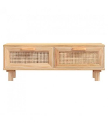 vidaXL Coffee Table Brown 80x40x30 cm Engineered Wood&Solid Wood Pine