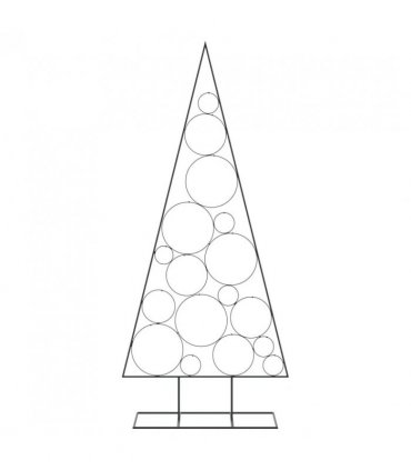 vidaXL Metal Christmas Tree for Decoration Black 180 cm — V0672255611