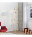 vidaXL Metal Christmas Tree Gold 215 cm Powder-coated Steel