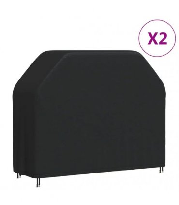 vidaXL BBQ Covers 2 pcs 162x61x122 cm 420D Oxford Fabric — Size: 162 x 61 x 122 cm
