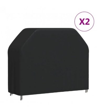 vidaXL BBQ Covers 2 pcs 162x61x122 cm 420D Oxford Fabric — Size: 162 x 61 x 122 cm