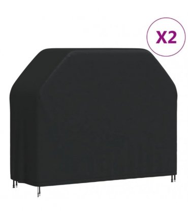 vidaXL BBQ Covers 2 pcs 140x58x106 cm 420D Oxford Fabric — Size: 140 x 58 x 106 cm