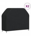 vidaXL BBQ Covers 2 pcs 140x58x106 cm 420D Oxford Fabric — Size: 140 x 58 x 106 cm