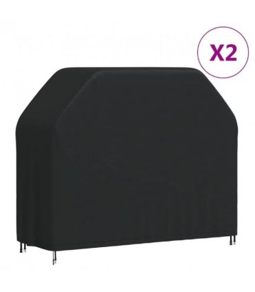 vidaXL BBQ Covers 2 pcs 140x58x106 cm 420D Oxford Fabric — Size: 140 x 58 x 106 cm