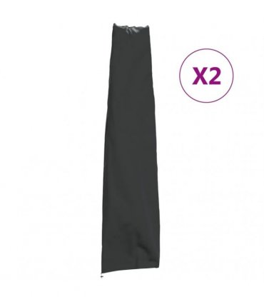 vidaXL Garden Umbrella Covers 2 pcs 190x50/30 cm 420D Oxford Fabric — Size: 190 x 50/30 cm