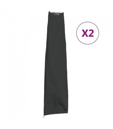 vidaXL Garden Umbrella Covers 2 pcs 190x50/30 cm 420D Oxford Fabric — Size: 190 x 50/30 cm