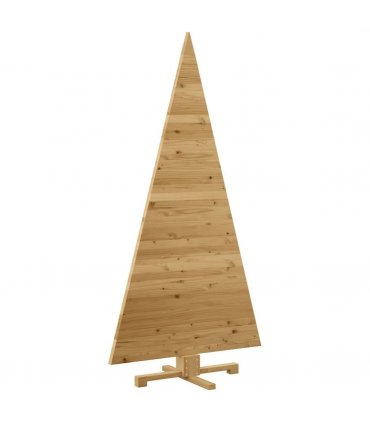 vidaXL Christmas Trees with Stand Brown 180 cm Solid pine wood — Colour: Brown finish