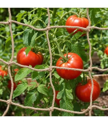vidaXL Jute Plant Support Netting Natural 1 x 10 m 100% Tossa Jute