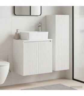 vidaXL Bathroom Furniture Set 2 pcs White 33 x 34.5 x 100 cm — V0672258247