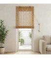 vidaXL Roller Blind Brown 60 x 220 cm Reed