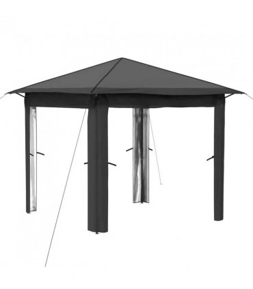 vidaXL Gazebo without Sidewall 2.6 x 2.6 m Light Grey and Anthracite