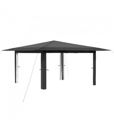 vidaXL Gazebo without Sidewall 4 x 4 m Light Grey and Anthracite