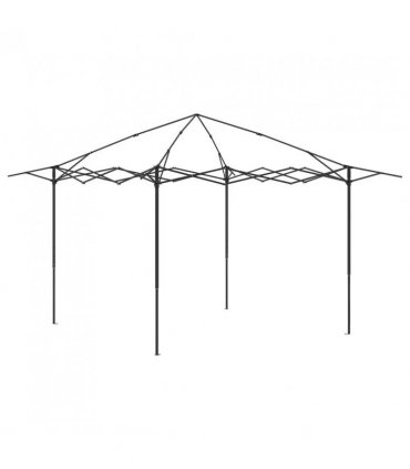 vidaXL Gazebo without Sidewall 4 x 4 m Light Grey and Anthracite