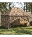 vidaXL Pop-up Gazebo with 4 Sidewalls 3 x 4 m Forest Camouflage