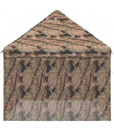 vidaXL Pop-up Gazebo with 4 Sidewalls 3 x 4 m Forest Camouflage