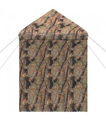 vidaXL Pop-up Gazebo with 4 Sidewalls 3 x 3 m Forest Camouflage