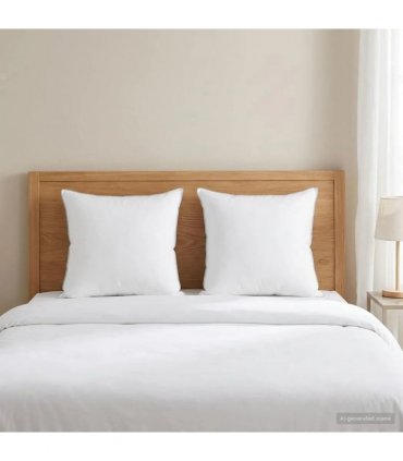 vidaXL Pillow 2 pcs 50 x 50 cm Australian Wool White