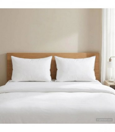 vidaXL Pillow 2 pcs 60 x 80 cm Australian Wool White