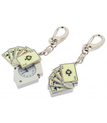 Navy Fabric Friendship Watch Band 24cm x 2cm Brown Dial Alloy Head Casing Men's