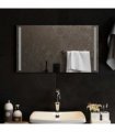 vidaXL LED Bathroom Mirror Transparent 70 x 40 cm Tempered Glass — V0672260088