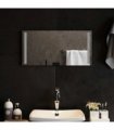 vidaXL LED Bathroom Mirror Transparent 60 x 30 cm Tempered Glass — V0672260092