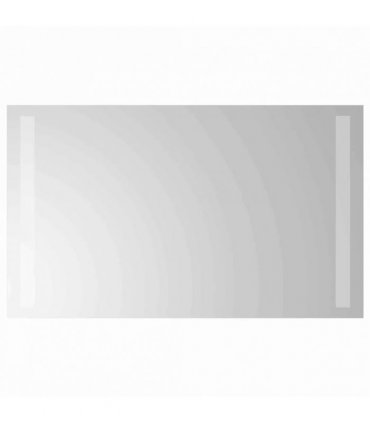 vidaXL LED Bathroom Mirror Transparent 60 x 30 cm Tempered Glass — V0672260092