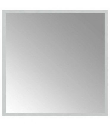 vidaXL LED Bathroom Mirror Transparent 50 x 50 cm Tempered Glass — V0672260094