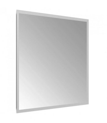 vidaXL LED Bathroom Mirror Transparent 50 x 50 cm Tempered Glass — V0672260094