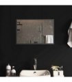 vidaXL LED Bathroom Mirror Transparent 60 x 40 cm Tempered Glass — V0672260097