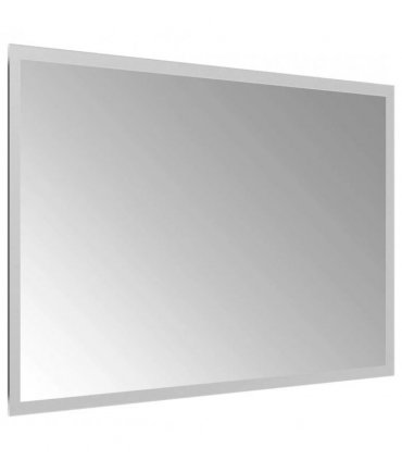 vidaXL LED Bathroom Mirror Transparent 60 x 40 cm Tempered Glass — V0672260097