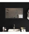 vidaXL LED Bathroom Mirror Transparent 70 x 40 cm Tempered Glass — V0672260098