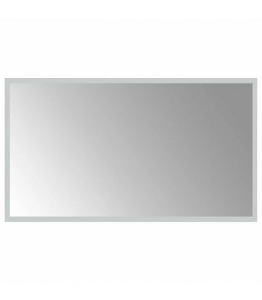 vidaXL LED Bathroom Mirror Transparent 70 x 40 cm Tempered Glass — V0672260098