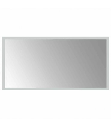 vidaXL LED Bathroom Mirror Transparent 60 x 30 cm Tempered Glass — V0672260099