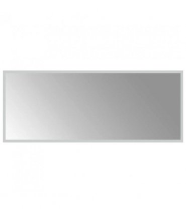 vidaXL LED Bathroom Mirror Transparent 100 x 40 cm Tempered Glass — V0672260100